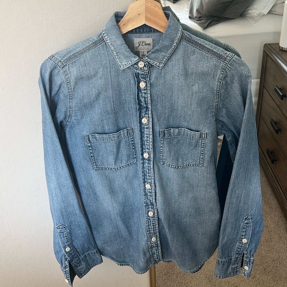 Jcrew Chambray Shirt